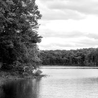 walking by the lake